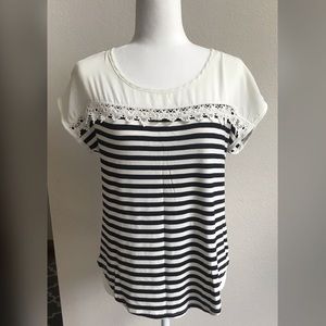 Espresso striped top